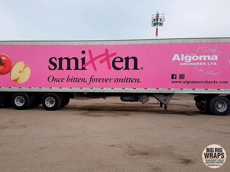Algoma Orchards truck wrap