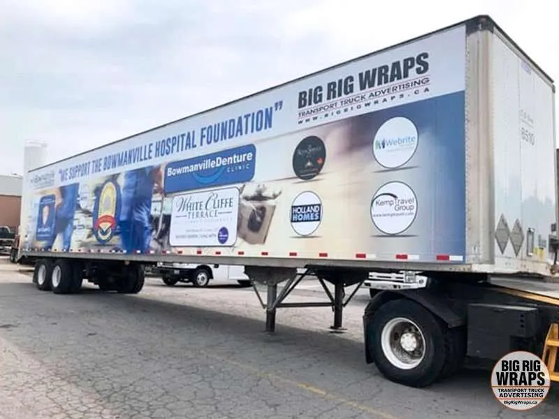 Bowmanville Hospital Foundation truck wrap