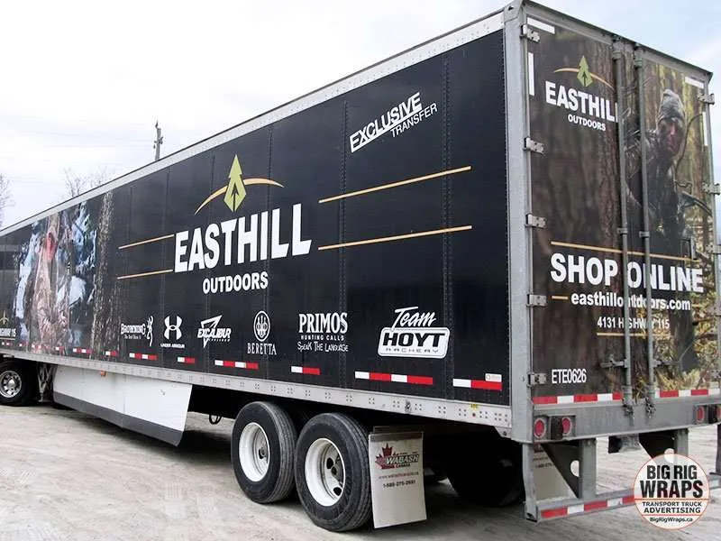 Easthill Outdoors truck wrap