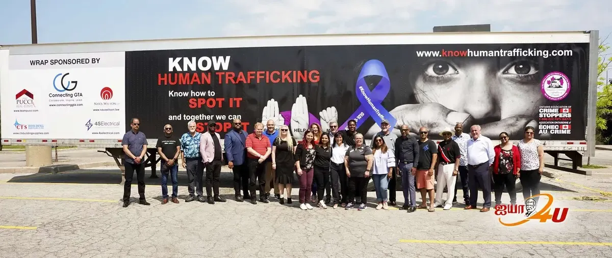 Know Human Trafficking full trailer wrap