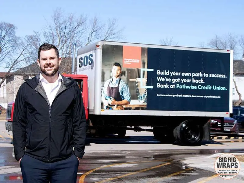 Pathwise Credit Union truck wrap