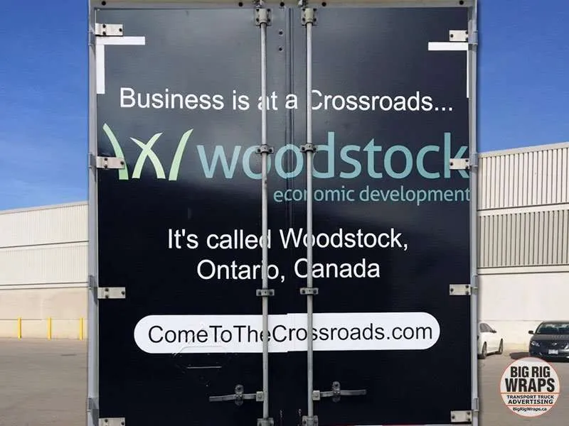 City of Woodstock truck wrap