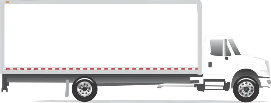 26 ft box truck side view